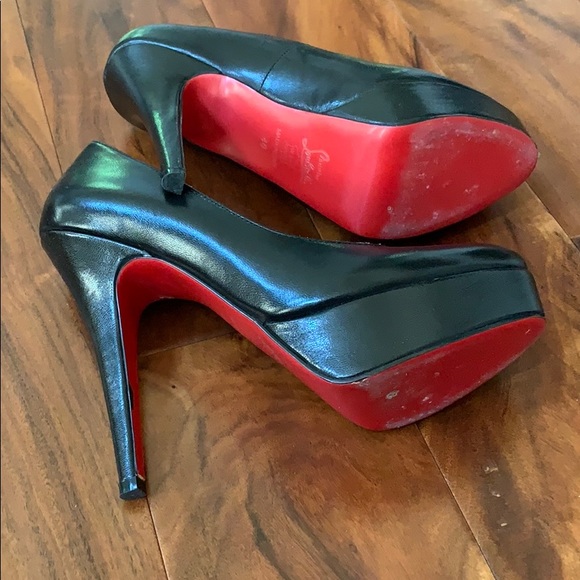 Black Christian Louboutin Heels - Picture 6 of 10